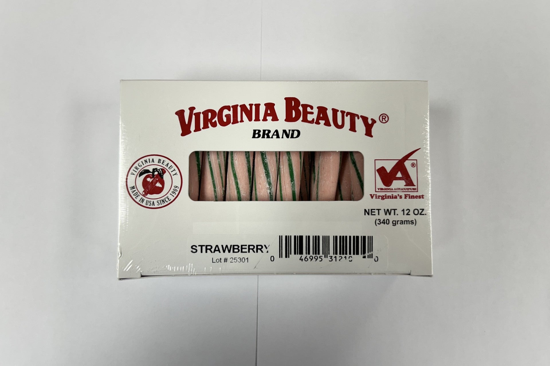 Virginia Beauty Strawberry Candy Sticks 12oz – Arnall Grocery