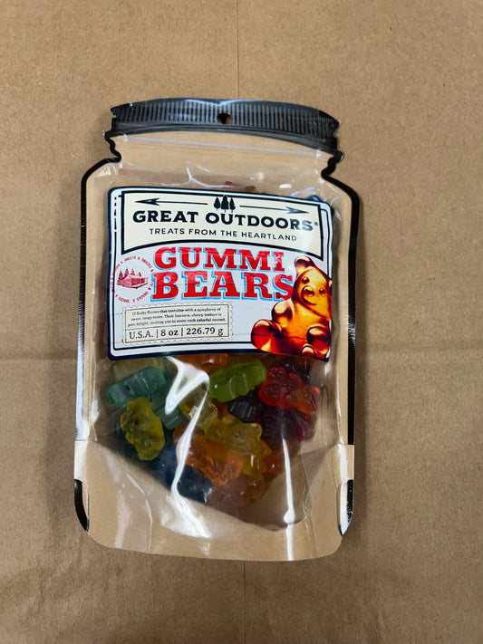 GREAT OUTDOORS GUMMIE BEARS 8OZ
