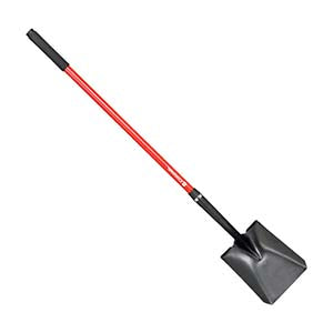Square Point Fiberglass Handle Shovel