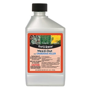 Weed-out with Crabgrass Killer 16oz.