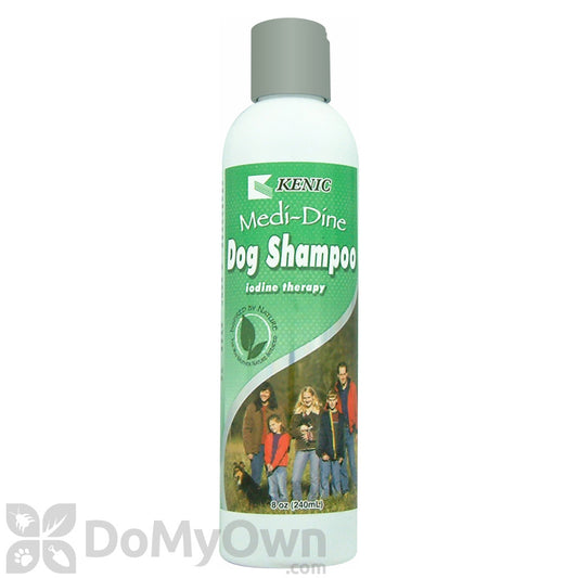 8oz Kenic Medi-Dine Iodine Dog Shampoo