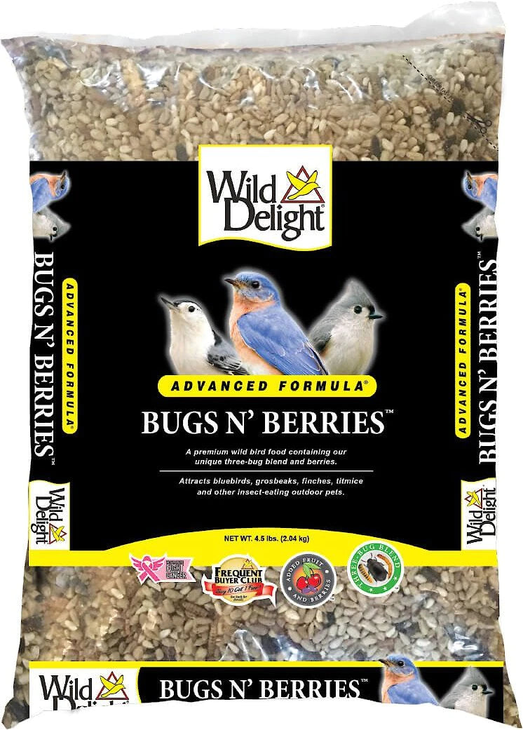 4.5lb Bugs N' Berries Bird Food
