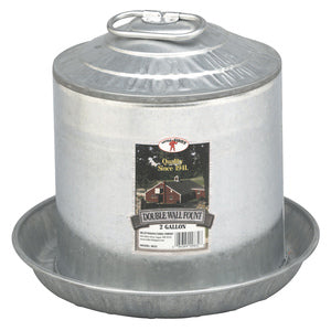 2 Gal Double Wall Chicken Waterer