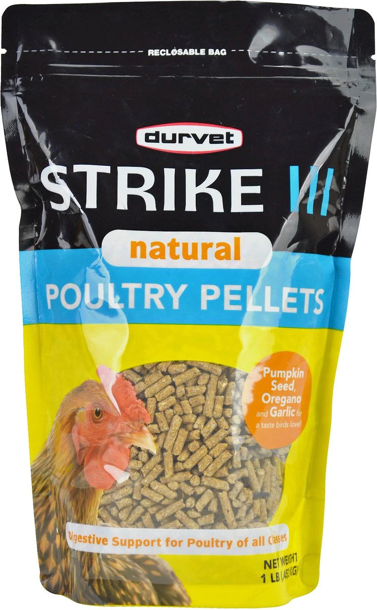 1lb Strike Natural Poultry Pellets