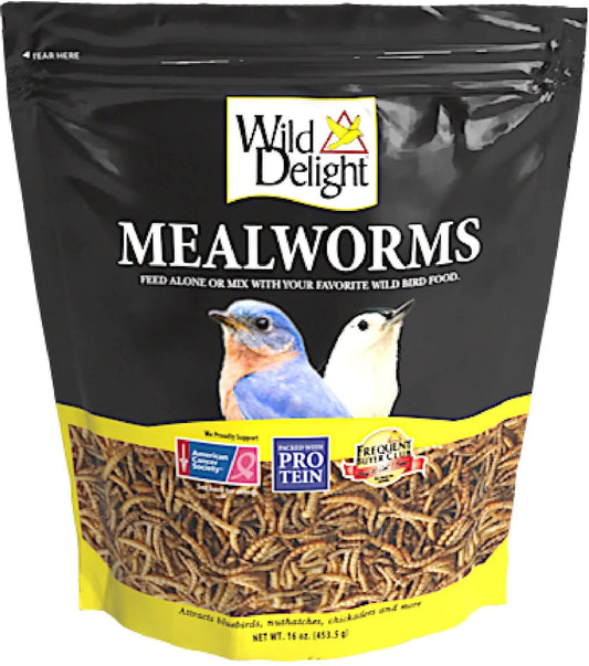 16oz Wild Delight Mealworms