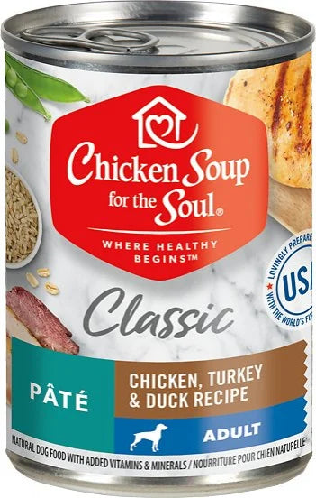 12/13oz Chicken Soup for the Soul Canned Dog Food