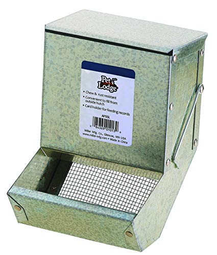 PET LODGE RABBIT FEEDER 5''