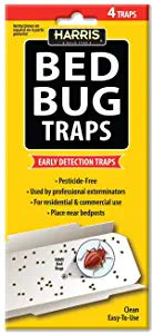 4pk Harris Irresistible Lure Bed Bug Traps