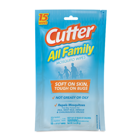 CUTTER ALL FAMILY MOSQUITO TOWELETTES