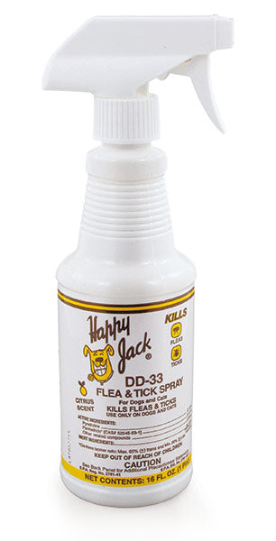 16oz Happy Jack DD-33 Flea & Tick Spray