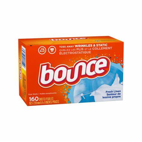 160CT BOUNCE DRYER SHEETS