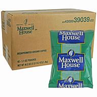 MAXWELL HOUSE COFFEE FLITER PACK 42 CT DECAF