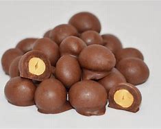 CHOCOLATE DOUBLE DIPPED PEANUTS 1#