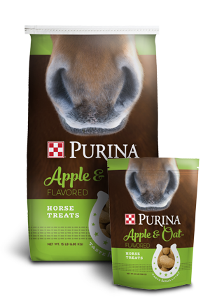 PURINA APPLE + OAT HORSE TREAT 3.5 lbs