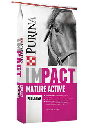 PURINA IMPACT MATURE ACTIVE PELLET 50 lbs