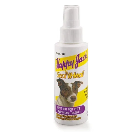 4oz Happy Jack Seal N' Heal Liquid Bandage Spray