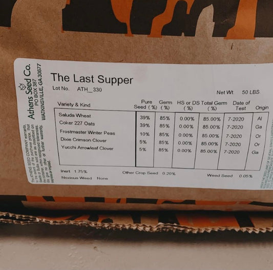 "THE LAST SUPPER" DEER PLOT MIX 50 lbs