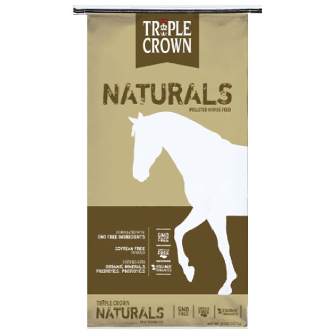 TRIPLE CROWN NATURALS PELLETED HORSE FEED 50 lbs