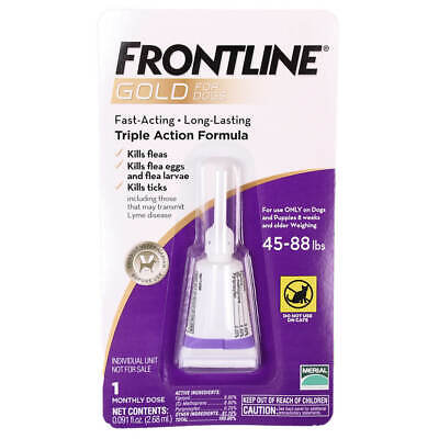 Frontline Gold Canine 45-88lb Single Dose