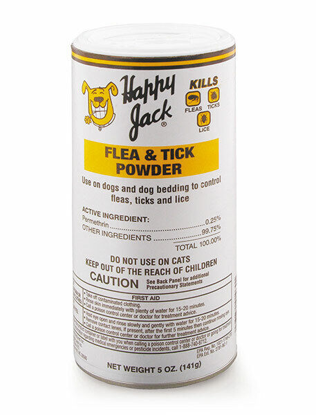 5oz Happy Jack Flea & Tick Powder