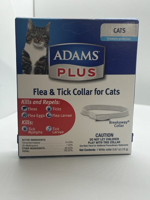 Adams Plus Flea & Tick Collar for Cats