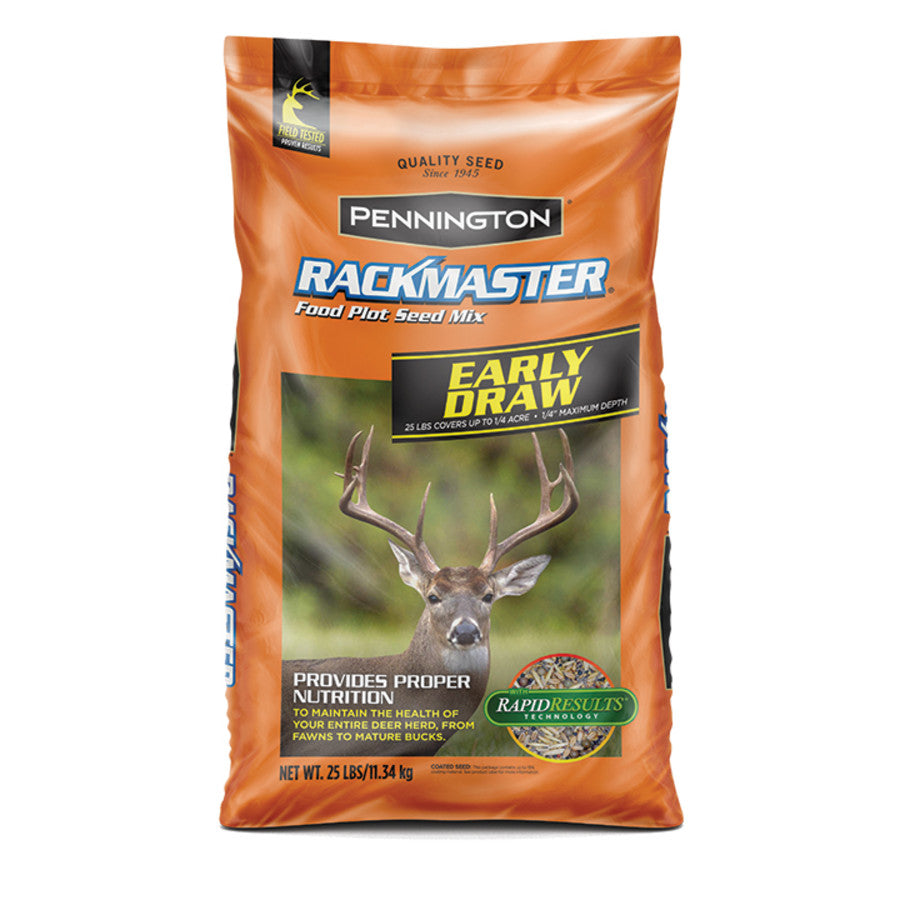 25LB RACKMASTER EARLY DRAW FOOD PLOT SEED